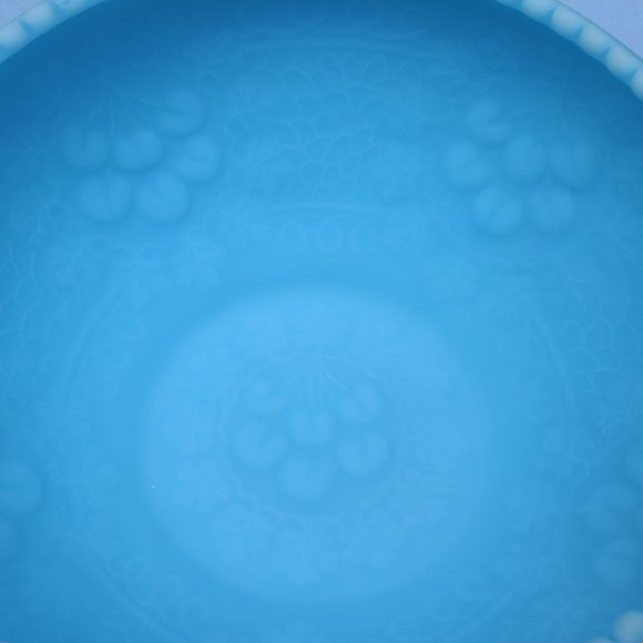 Fenton Satin Blue Bowl - Picture 3 of 8